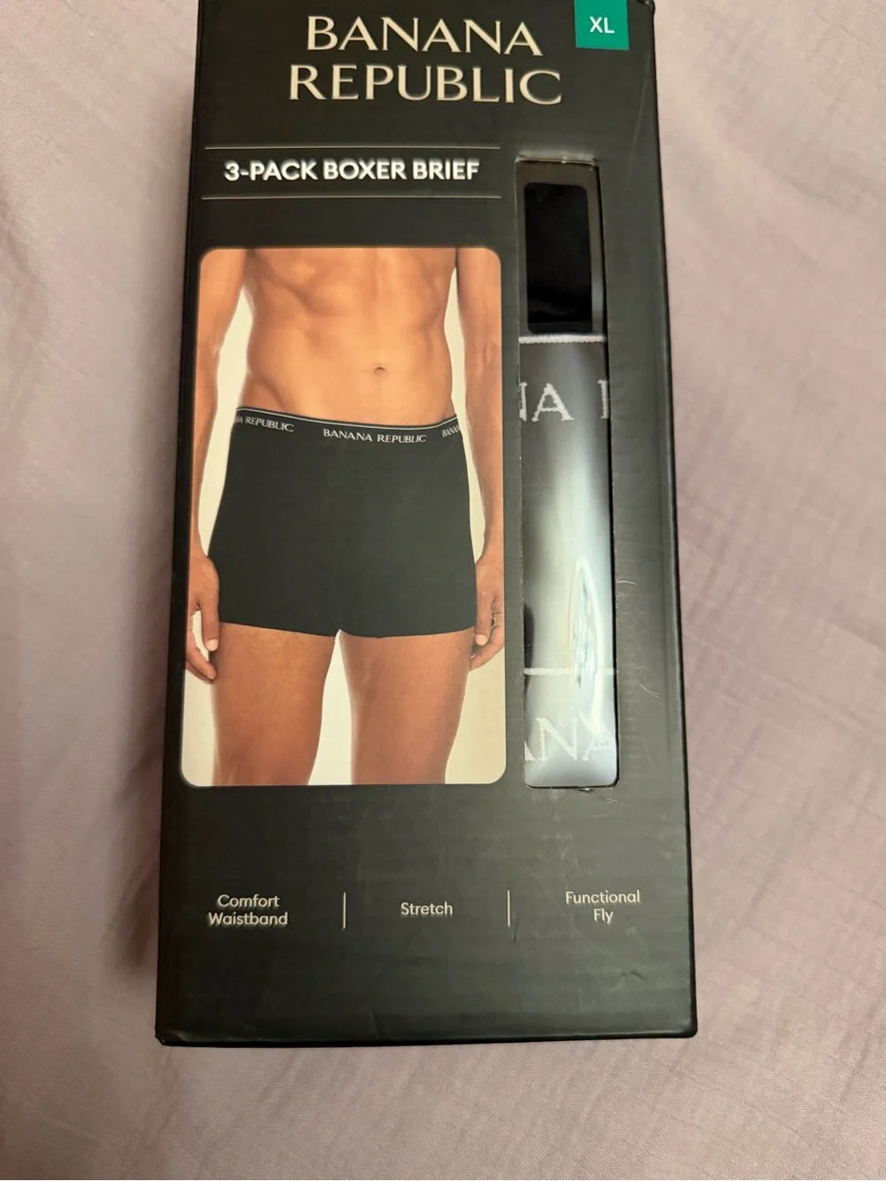 Banana Republic Men's Black 3-Pack Boxer Briefs